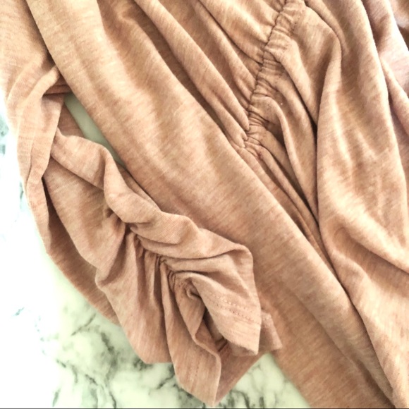 Ruffled breezy blush pink cardigan - Picture 6 of 6